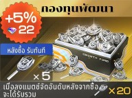 กองทุนพัฒนา + 22 โบนัสเพชร
